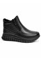 Genuine Leather Full Orthopedic, Fur Lined, Cold-Resistant Rubber Sole, Special Design Mother's Boots - 8