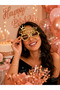 Birthday Queen Gold Party Glasses – Heart-Frame Crowned Women's Birthday Glasses