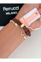Leather Cord Minimal Oval Case Roman Numeral Women's Wristwatch 2 Years Warranty 3 Atm Water Resistant + Bracelet Gift - 8