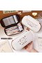 Kawaii Happy Rabbit Canvas Multi-Compartment Pencil Case – Large Capacity Zippered Organizer Pen Holder - 2
