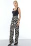 Satin Textured Patterned Trousers - 2