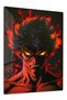 Shadow Anime Warrior Anime Metal Wall Art