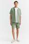 Men's Tie-Waist Textured Shorts - 6