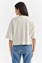 Women's Letter Print Short T-Shirt - 7