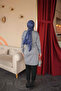 Gray Buttoned Cold Thread Knitwear Cardigan - 5