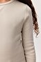 Girl's Corded Fabric Long Sleeve Blouse - 6