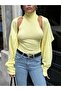 Women's Turtleneck Cardigan Double Set - 6