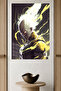 Saitama Anime Metal Wall Art - 4