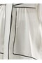 Women's Kimono Satin Dressing Gown and Long Pajama Set Peony & Belted Piping Stylish Home Wear Set Nightgown Set - 6