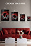 Sasuke Uchiha Sharingan Anime Metal Wall Art - 6