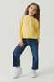 Girl's Crew Neck Basic Knitwear Sweater - 5