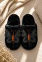 Women'S, Butterfly Embroidered, Plush, Soft Sole, Home and Dowry Slippers - 3