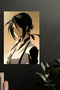 Rukia Kuchiki Anime Metal Wall Art - 4