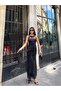 Women's Sequined Floral Patterned Long Dress - 4