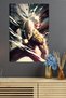 Saitama Anime Metal Wall Art - 4