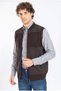 Men's Middle-Aged and Older Knitwear Knitted Acrylic Zippered Winter Vest 3008 - 2
