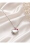 Hello Kitty 3-Piece Necklace Set Stylish Pink Jewelry Boxed Cute Cat Figured Necklace Set Exquisite Jewelry Gift for Women and Girls - 3