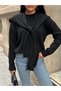 Women's Tie-Detail Knitwear Sweater - 5