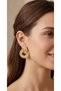 Women's gold stylish earrings tarnish-resistant stainless steel gift boxed women's earrings - 2