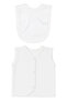 Unisex Ecru Natural 100% Cotton 10 Piece Hospital Discharge Set - 4