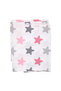 Pink gray star patterned nursing apron - 2