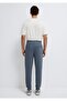 Normal Fit, Slim Straight, Elasticated Hem Basic Men's Sweatpants. - 3