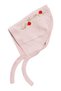 Baby Girl Powder Fisto Red Rose Embroidered Collar 5 Piece Hospital Discharge Set - 5