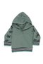 Baby Boy Smoked Green Inflatable Vest with Letter Print and Badge 3-Piece Set - 3