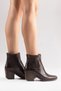 Athena Women's Bitter Brown Croco Western Dallas Boots - 5