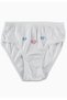 Tutku-Girls' White 100% Cotton Panties New Season (6 Pieces Economic Package)