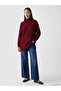 Half Turtleneck Patterned Women's Knitwear Tunic - 2