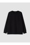 Peak New Season Black Soft Touch Oversize Women's Sweatshirt - 5