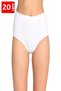 Tutku-Women's White-Black-Tan 20-Pack 100% Cotton Panties