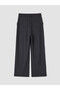 Xside Anthracite Loose Fit Soft Touch Women's Pleated Trousers - 7