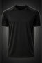 Form Fit Cut Casual Black T-Shirt - 5