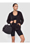 Vizyon New Season Brown Hooded Soft Touch Oversize Women's Zippered Sweatshirt - 2