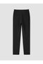 Özmarka New Season Black Women's Trousers with Elastic Waist - 6
