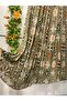 Patterned Chiffon Skirt with Lining - 3