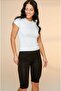Tutku-Women's Black 3-Piece Modal Elastane Lycra Combed Cotton Short Tights 2103
