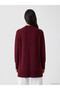 Plum Half Turtleneck Women's Knitwear Tunic - 4