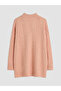 Half Turtleneck Patterned Women's Knitwear Tunic - 6