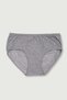 Tutku-Women's 6-Pack High Waist Elastic Ribbed (Lycra) Bato (Gray) - 2