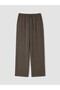 Elastic Waist Loose Fit Women's Trousers - 5