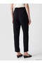 Özmarka New Season Black Women's Trousers with Elastic Waist - 4