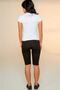 Tutku-Women's Black 1" Modal Elastane Lycra Combed Cotton Short Tights 2103 - 3