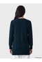Ozmarka New Season Navy Blue Crew Neck Women's Knitwear Tunic - 4