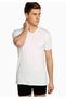Tutku-Men's White Ribbed V-Neck Undershirt 107 New Season (3 Piece Economic Package) - 3