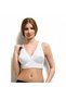 Tutku-Albax 5 Pieces Sealed Package 100% Cotton Combed Cotton Half Undershirt White Lambada Bra