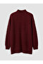 Half Turtleneck Patterned Women's Knitwear Tunic - 5