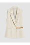 Lcw Vision Jacket Collar Crepe Women's Classic Vest - 5